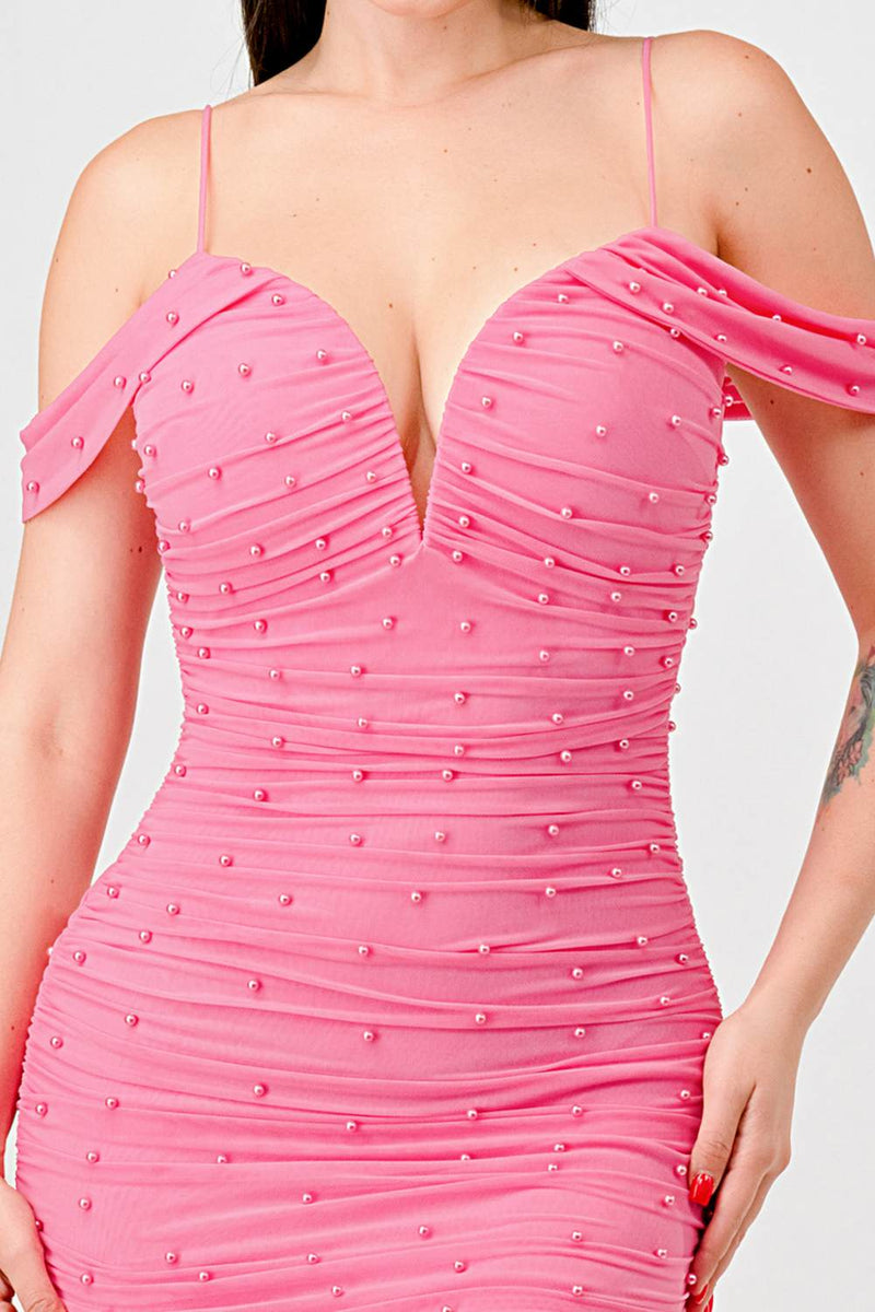 Pearl Mesh Elegant Dress