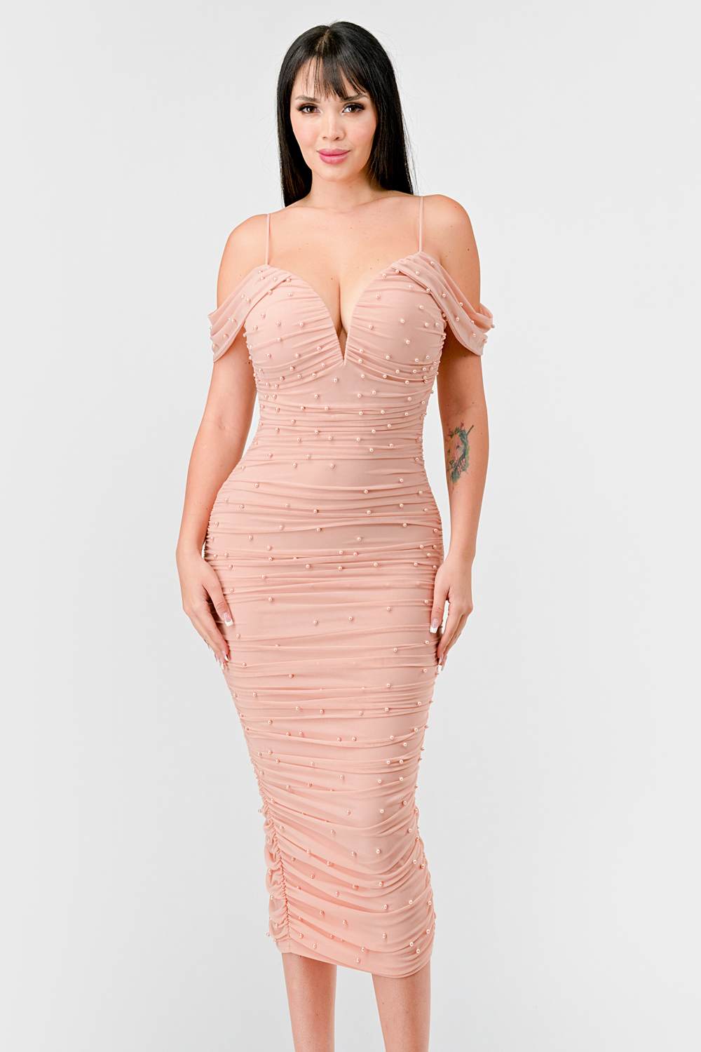 Pearl Mesh Elegant Dress