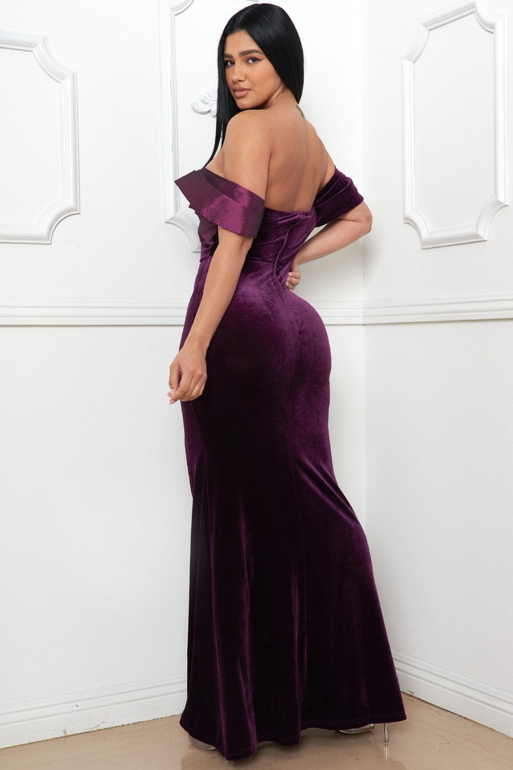 Contrast Maxi Dress