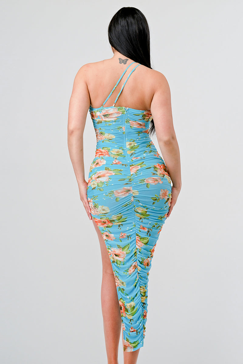 Floral Mesh Elegant Dress
