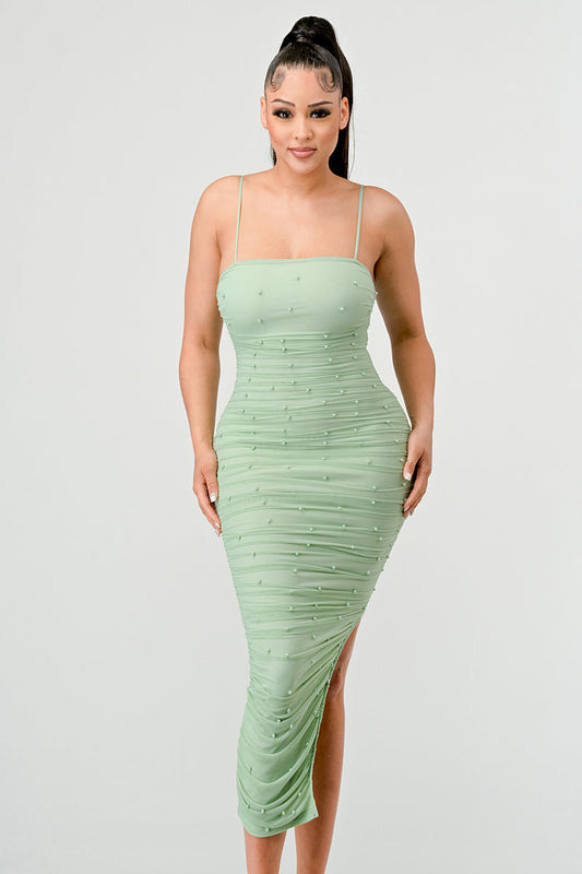 Pearl Mesh Elegant Dress