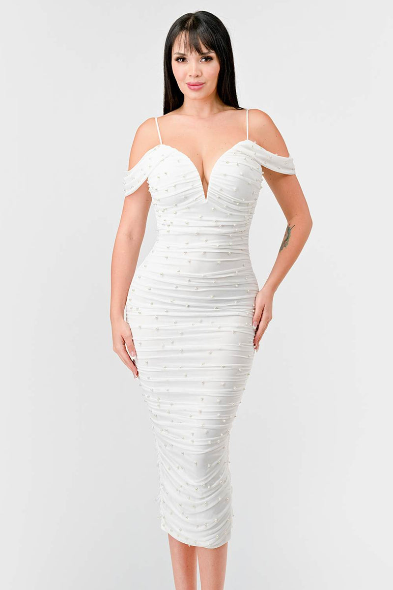 Pearl Mesh Elegant Dress