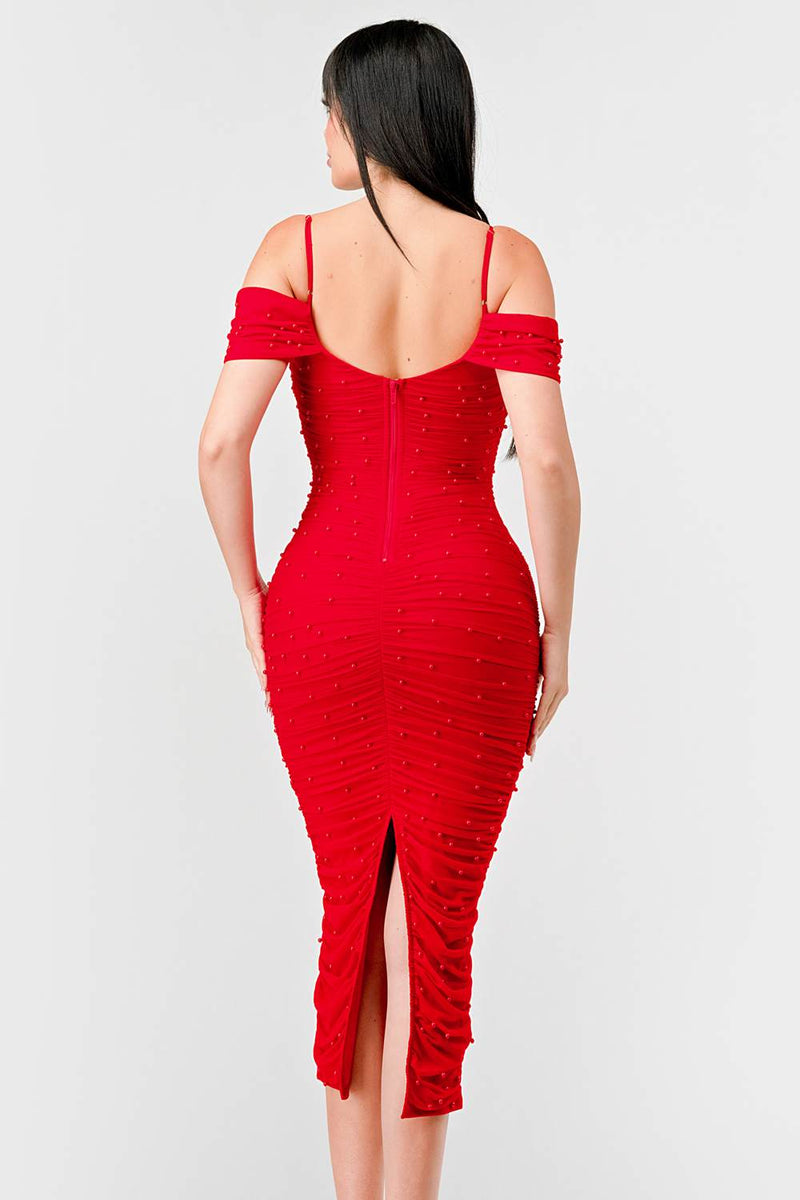 Pearl Mesh Elegant Dress