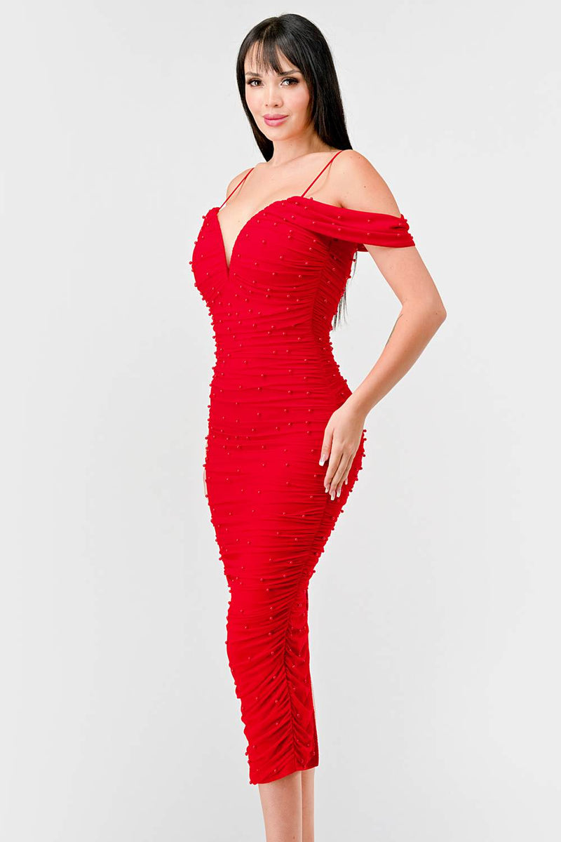 Pearl Mesh Elegant Dress