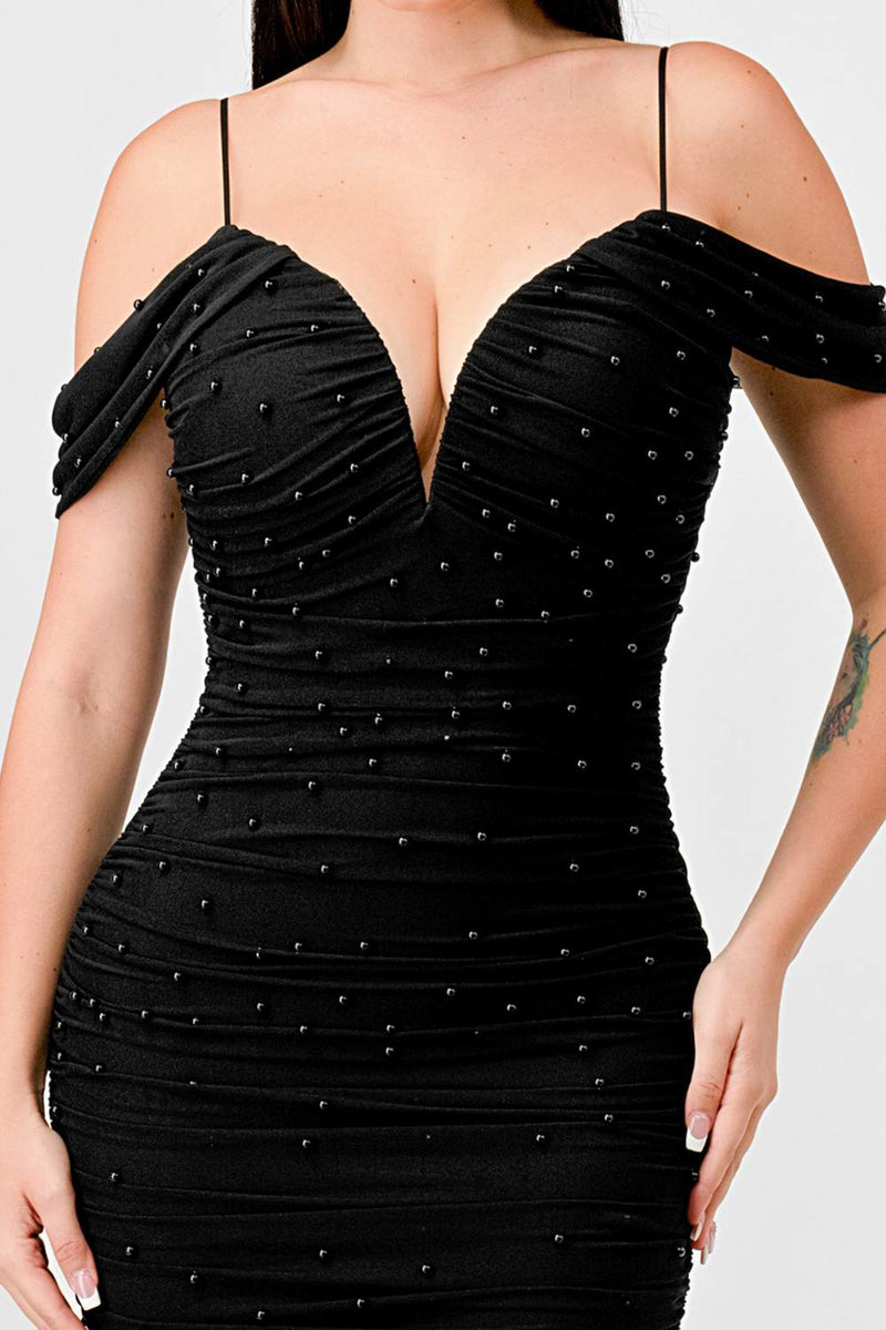 Pearl Mesh Elegant Dress