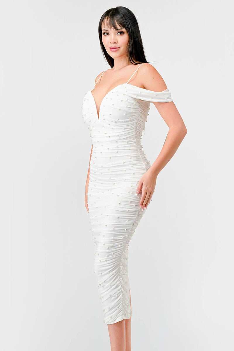 Pearl Mesh Elegant Dress
