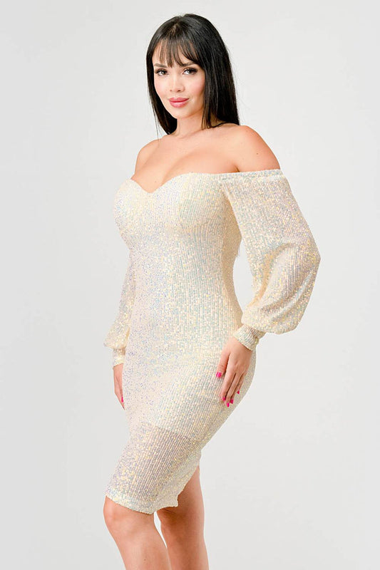 Sparkling Sweetheart Midi Glam Dress