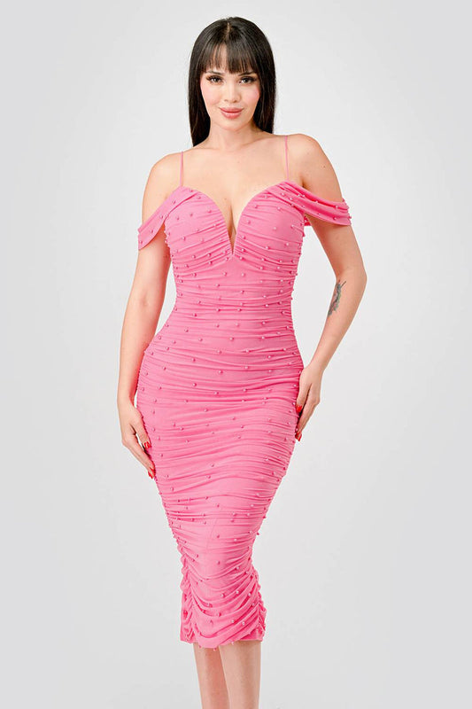 Pearl Mesh Elegant Dress