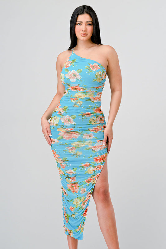 Floral Mesh Elegant Dress